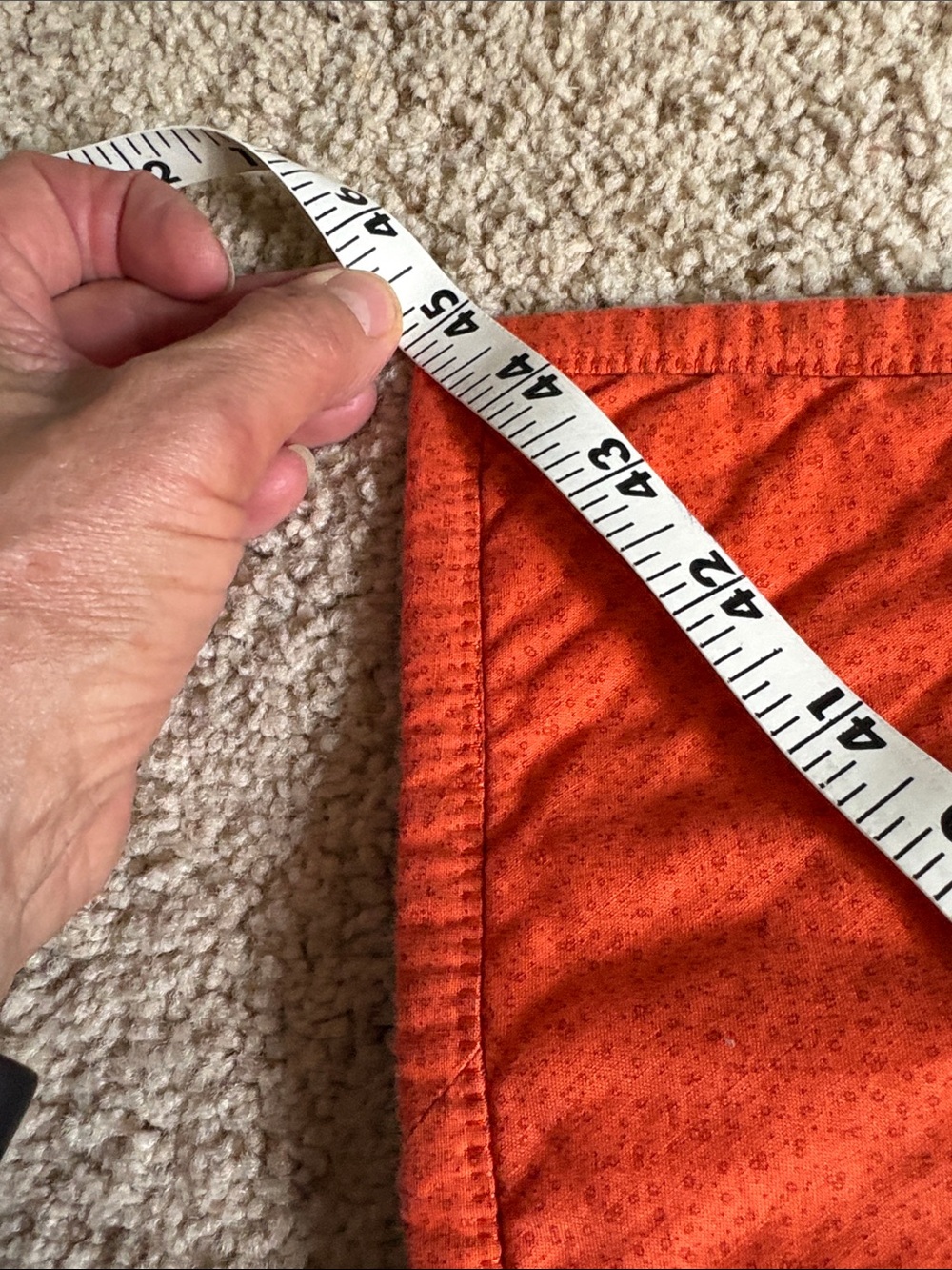 Handmade Orange Pumpkin Patch Quilted Wall Hanging/ Table Runner - Picture 7 of 7